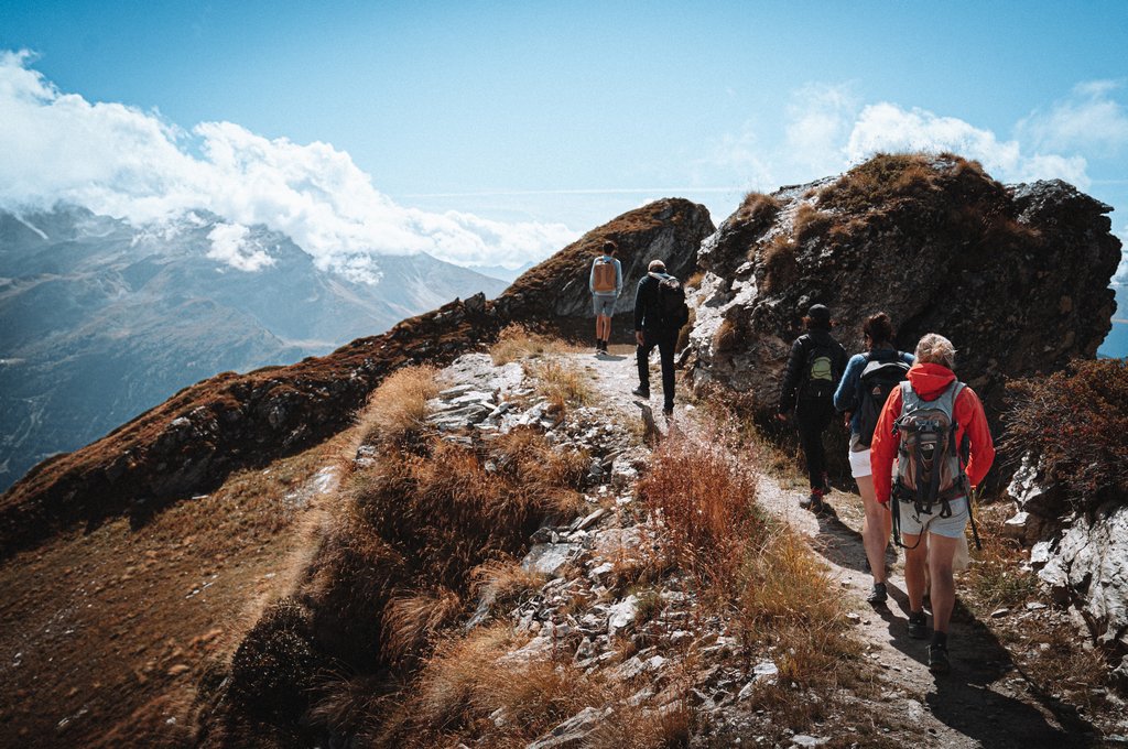 Hiking trips in the alps