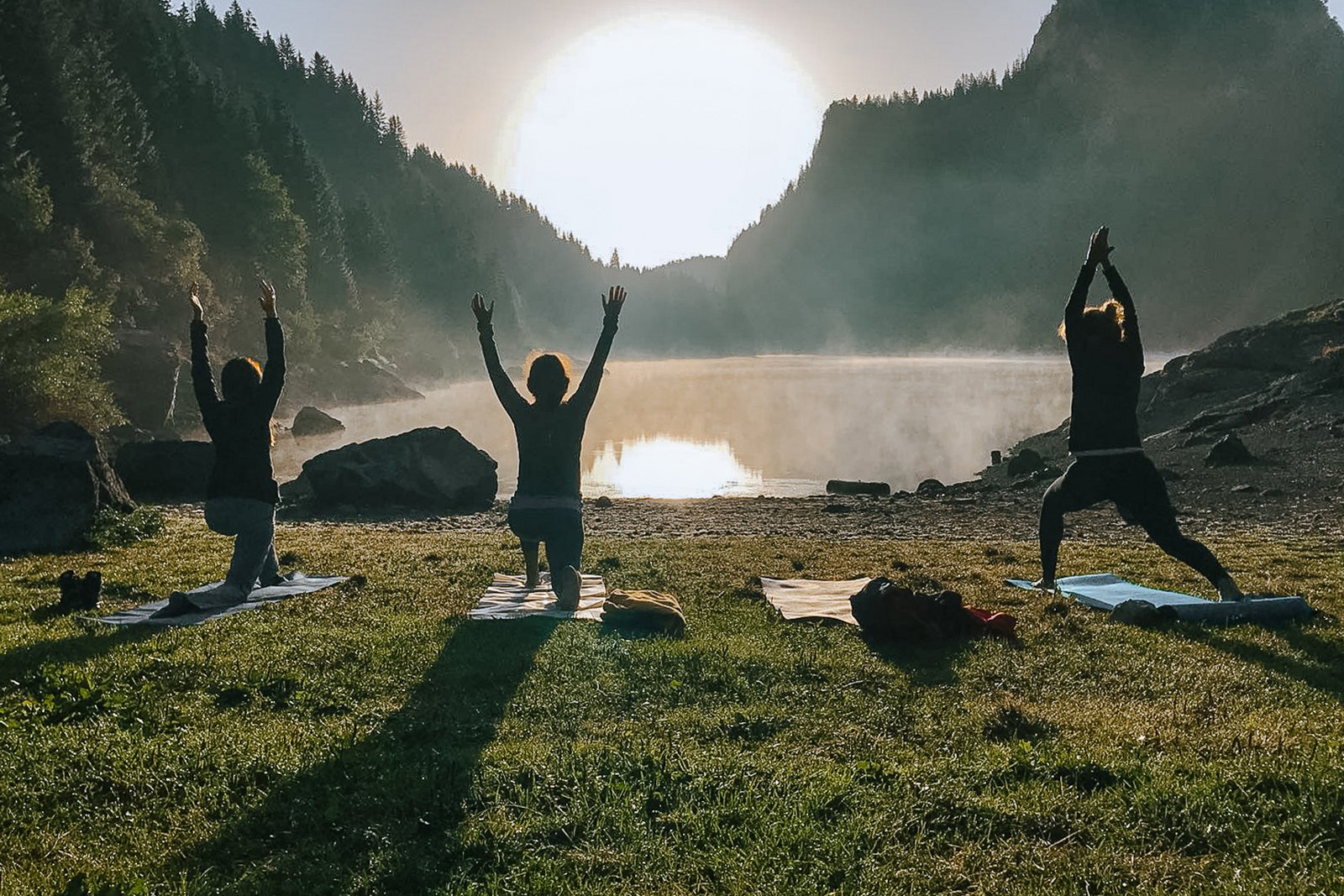 Yoga in the alps