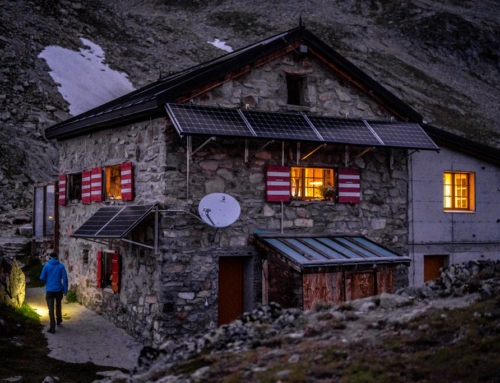 Switzerland hike from hut to hut
