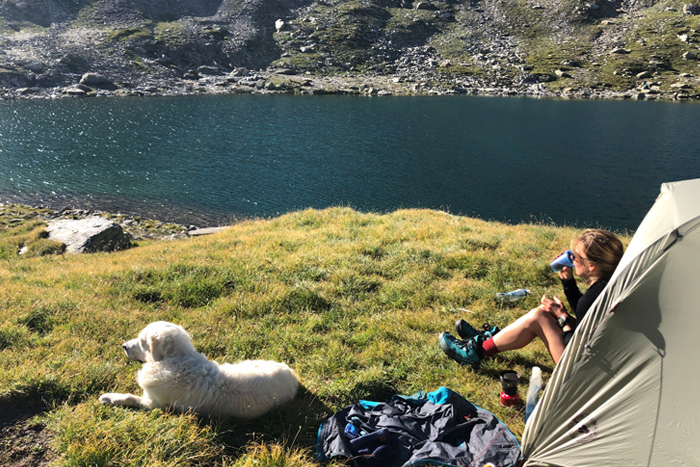 wildcamping in the Swiss Alps