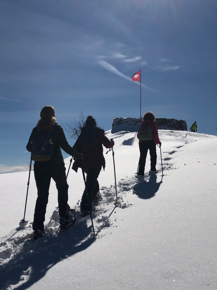 Snowshoe tour Switzerland