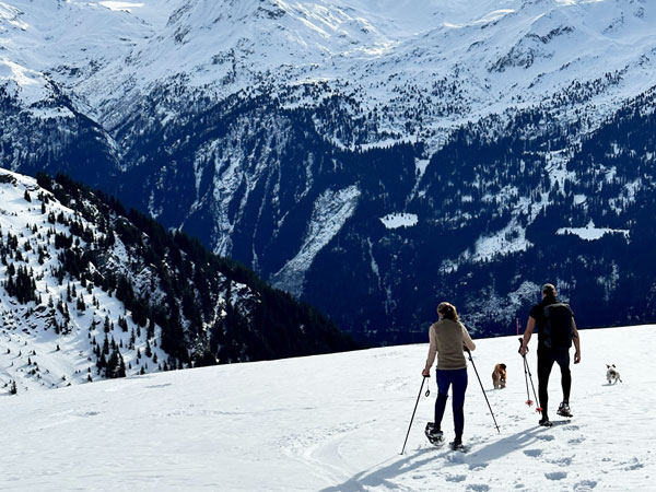 Snowshoeing