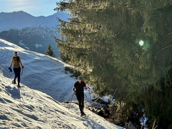 Snowshoeing