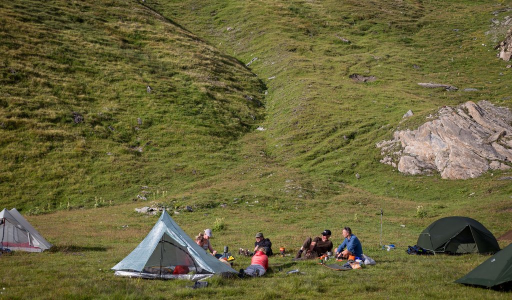 Trek in the Swiss Alps