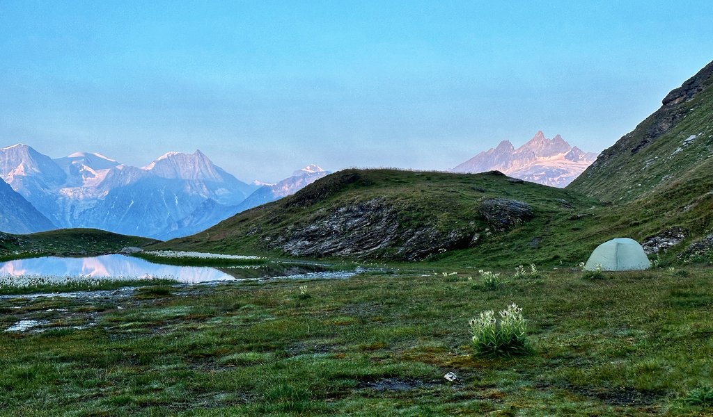 Trekking in the Swiss Alps