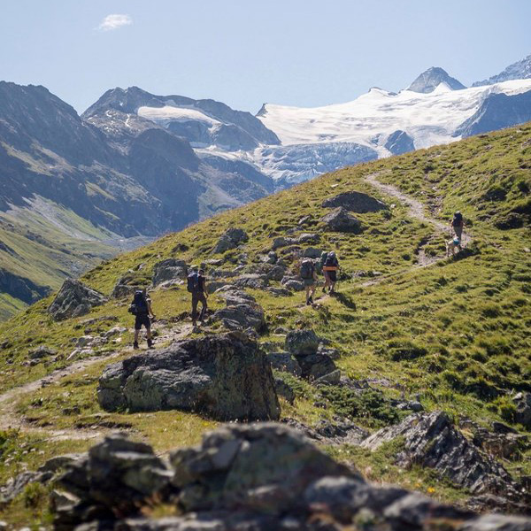 Hiking in the Swiss Alps